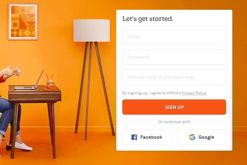 VIPKids Signup