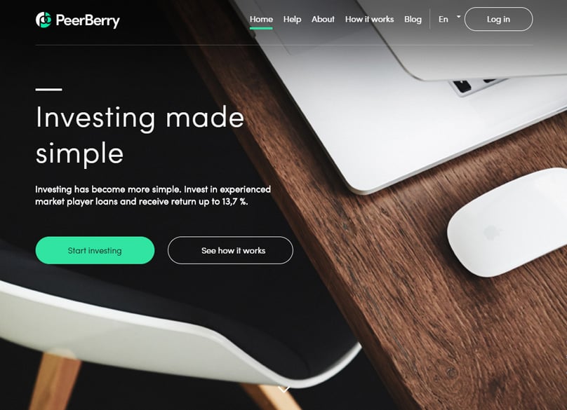 PeerBerry Website