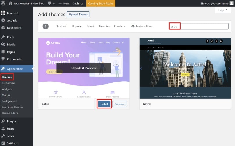 How to install a WordPress theme on your blog