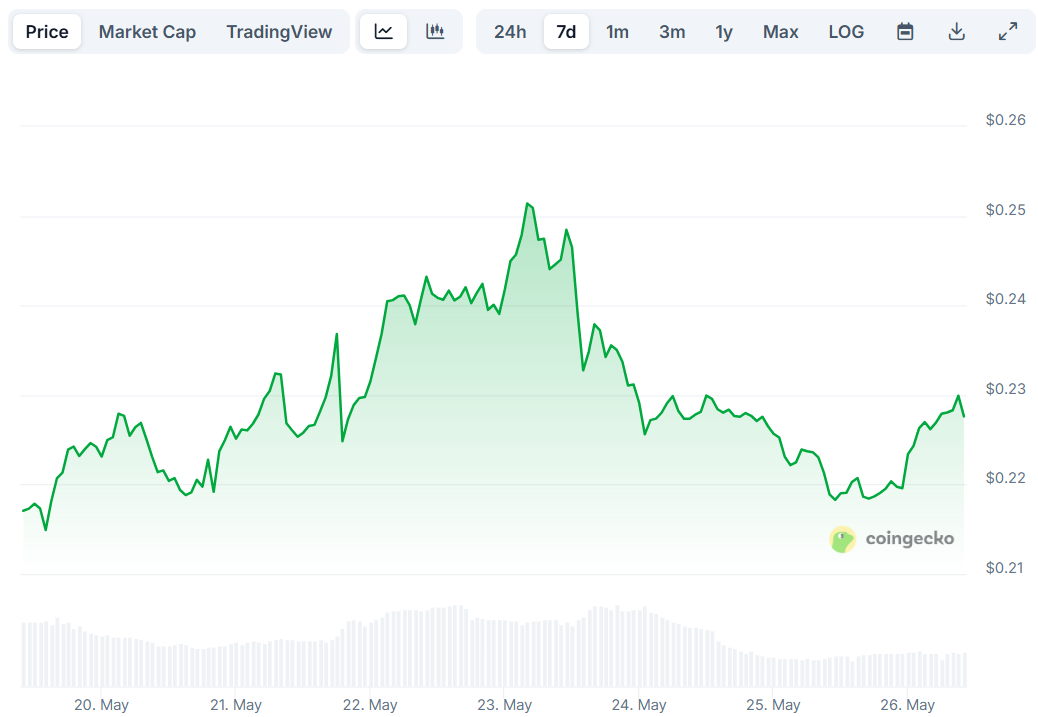 doge price