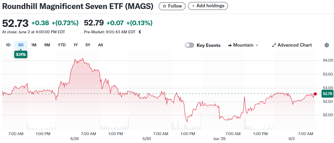 Roundhill Magnificent Seven ETF (MAGS)