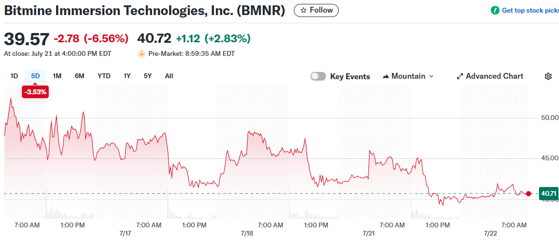 Bitmine Immersion Technologies, Inc. (BMNR)