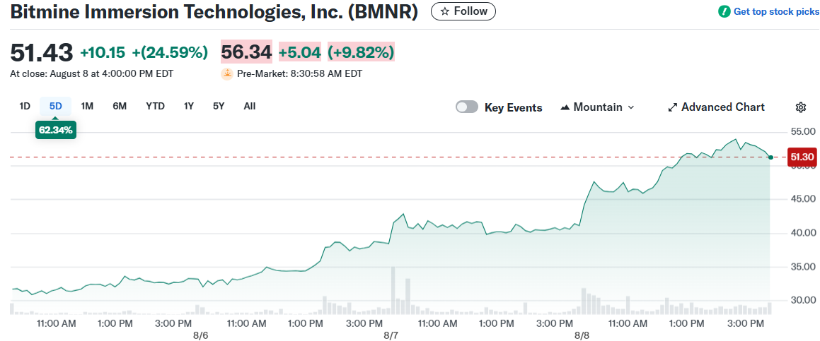 Bitmine Immersion Technologies, Inc. (BMNR)