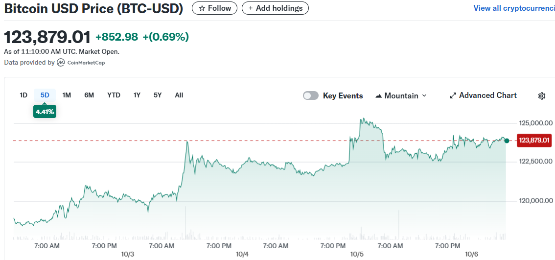 Bitcoin USD Price (BTC-USD)