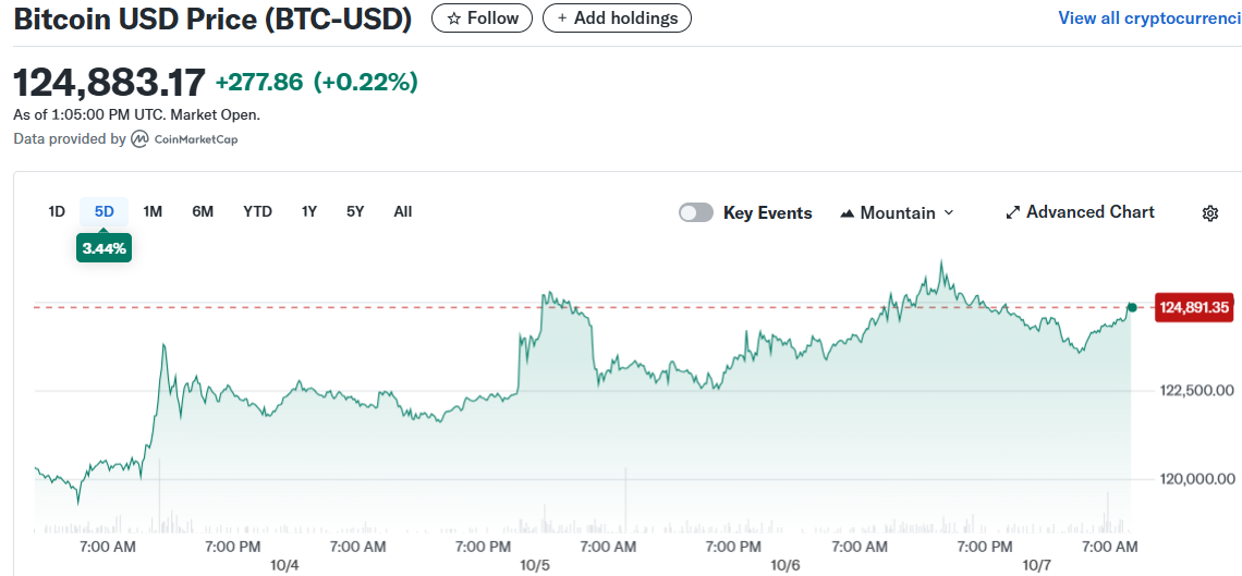 Bitcoin USD Price (BTC-USD)