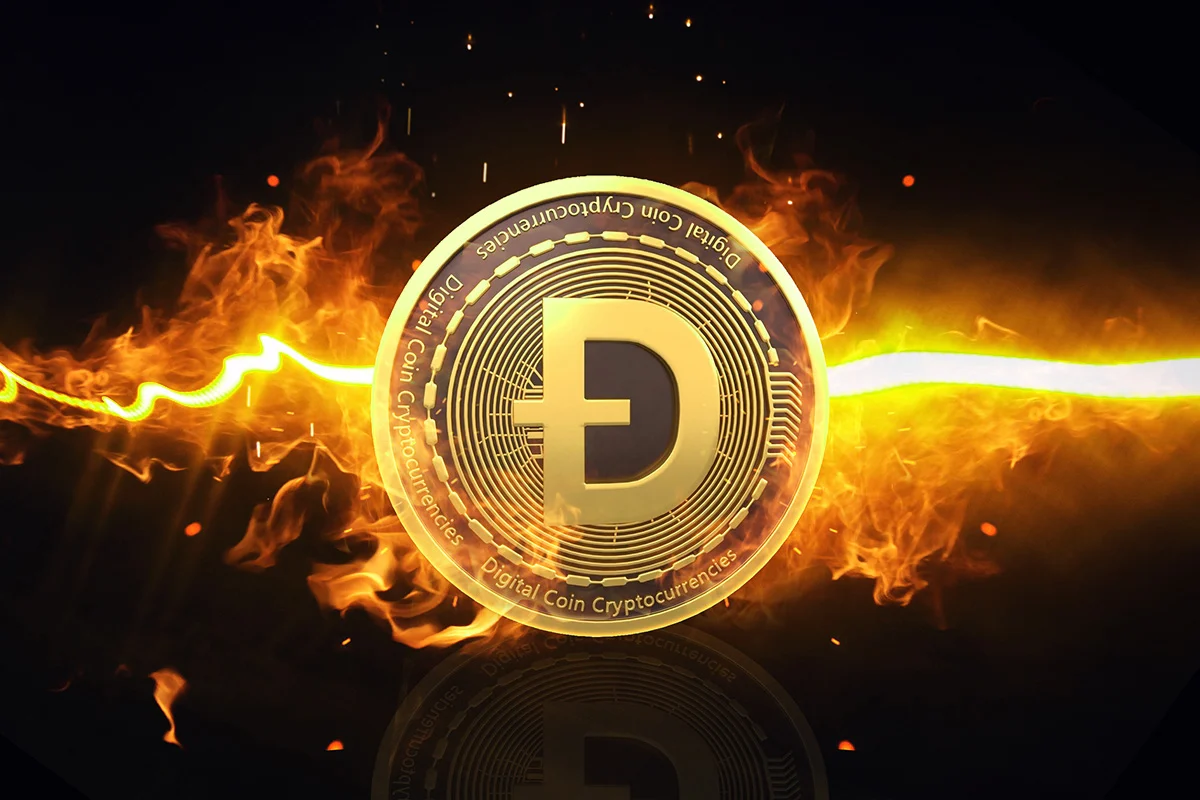 Dogecoin (DOGE) Price Consolidates at $0.10 as Falling Wedge Pattern Emerges